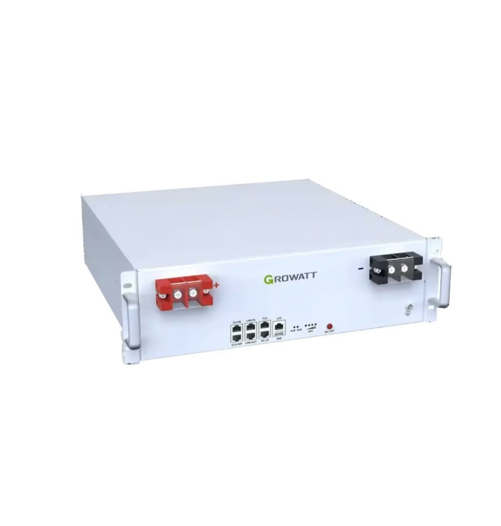 Batería de litio Growatt para rack con terminales de conexión
