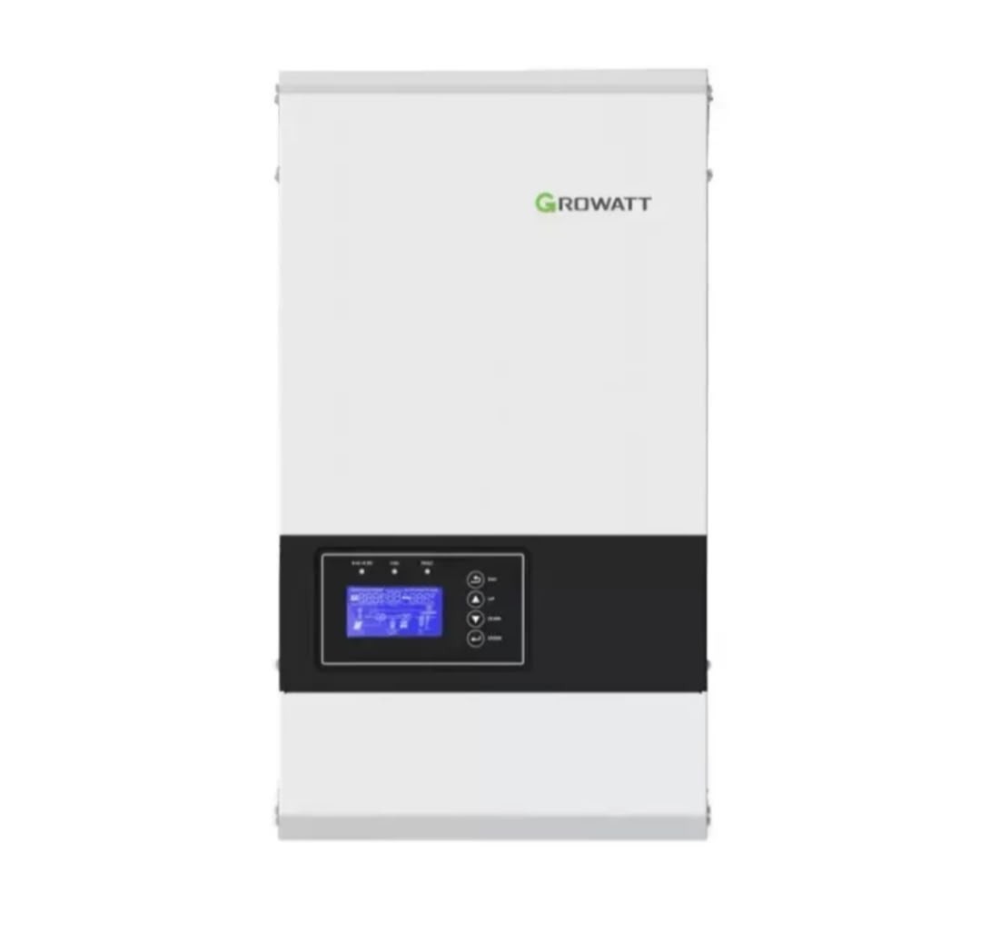 Inversor solar Growatt SPF de 3 a 6 kW con pantalla LCD